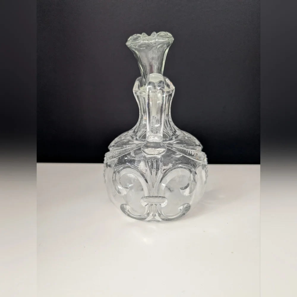Vintage Cut Glass Cruet with Stopper